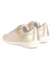 Geox Leren sneakers "Myria" beige/goudkleurig