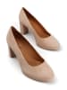 Geox Leder-Pumps "Walk Pleasure" in Beige