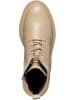 Geox Leder-Stiefeletten "Iridea" in Beige