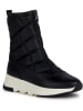 Geox Leder-Winterstiefel "Falena" in Schwarz/ Weiß