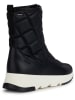 Geox Leren winterlaarzen "Falena" zwart/wit