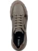 Geox Leder-Sneakers "Alleniee" in Hellbraun