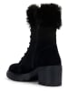 Geox Leder-Stiefeletten "Damiana" in Schwarz