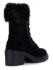 Geox Leder-Stiefeletten "Damiana" in Schwarz