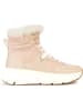 Geox Leder-Winterboots "Diamanta" in Rosa/ Weiß
