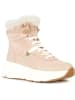 Geox Leder-Winterboots "Diamanta" in Rosa/ Weiß