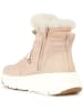 Geox Leder-Winterboots "Diamanta" in Rosa/ Weiß