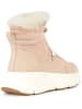 Geox Leder-Winterboots "Diamanta" in Rosa/ Weiß