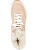 Geox Leder-Winterboots "Diamanta" in Rosa/ Weiß