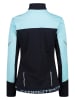 CMP Laufjacke in Hellblau/ Schwarz