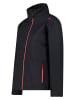 CMP 3in1-Funktionsjacke in Schwarz/ Bordeaux