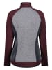 CMP Fleecejacke in Bordeaux/ Grau