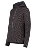 CMP Fleecejacke in Schwarz/ Bunt