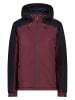 CMP Funktionsjacke in Bordeaux/ Schwarz