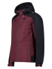 CMP Funktionsjacke in Bordeaux/ Schwarz