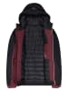CMP Funktionsjacke in Bordeaux/ Schwarz