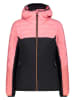 CMP Hybridjacke in Rosa/ Schwarz