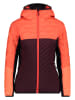 CMP Hybridjacke in Orange/ Bordeaux