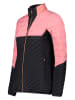 CMP Hybridjacke in Rosa/ Schwarz