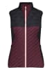 CMP Hybride bodywarmer bordeaux/zwart