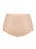 Sassa Pełne figi high waist w kolorze beżowym