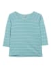 Herrlicher Longsleeve in Hellblau/ Weiß