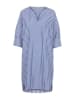 Herrlicher Jurk blauw/wit