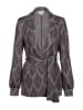 Herrlicher Blazer in Lila/ Dunkelgrün