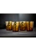 Lyngby Glas 4-delige set: waterglazen "Vienna" oranje - 300 ml