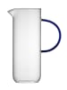 Lyngby Glas Karaf "Torino" transparant/blauw - 1,1 l