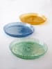 Lyngby Glas Serveerplaat "Kusintha" groen - Ø 30 cm