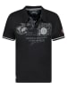 Geographical Norway Poloshirt in Schwarz