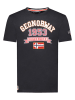 Geographical Norway Koszulka "Jollegio" w kolorze czarnym