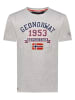 Geographical Norway Shirt "Jollegio" in Grau