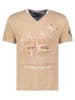 Geographical Norway Shirt in Beige