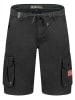 Geographical Norway Cargobermudas in Schwarz