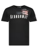 Geographical Norway Shirt in Schwarz