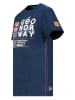 Geographical Norway Shirt in Dunkelblau