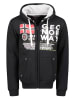 Geographical Norway Sweatjacke in Schwarz