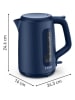 Tefal Czajnik "KO2M04 Morning" w kolorze granatowym - 1,7 l