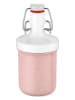 koziol Flasche "Plopp to go mini" in Weiß/ Rosa - 200 ml