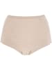 COTONELLA Figi high waist w kolorze beżowym