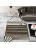 CARPET DIEM Kurzflor-Teppich in Braun/ Beige