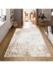 CARPET DIEM Laagpolig tapijt beige/wit