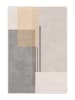 CARPET DIEM Kurzflor-Teppich in Beige/ Grau