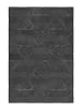 CARPET DIEM Kurzflor-Teppich in Grau/ Schwarz