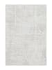 CARPET DIEM Kurzflor-Teppich in Creme/ Grau