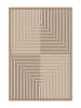CARPET DIEM Kurzflor-Teppich in Beige/ Hellbraun/ Braun