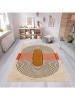CARPET DIEM Laagpolig tapijt beige/rood/lichtbruin