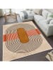 CARPET DIEM Laagpolig tapijt beige/rood/lichtbruin